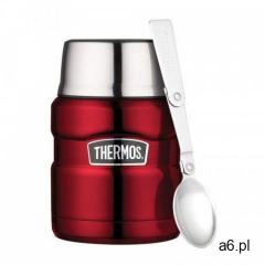 Thermos ® - termos obiadowy ze składaną łyżką - czerwony, 6D23-18992 - ogłoszenia A6.pl