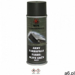 Farba matowa mfh do kamuflażu sprzętu militarnego - olive green - 400 ml marki Mfh - max fuchs - ogłoszenia A6.pl