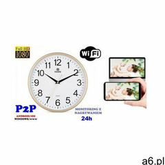 Spy Szpiegowska kamera full hd wifi/p2p (zasięg cały świat!) ukryta w zegarze ściennym + zapis & - ogłoszenia A6.pl