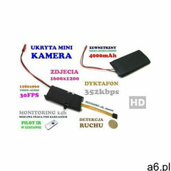 Mikro-Kamera HD do Ukrycia/Zabudowy, Nagrywająca Obraz i Dźwięk (7-dni Pracy!) + Detekcja Ruchu  - ogłoszenia A6.pl