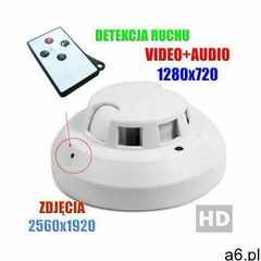 Szpiegowska Mikro-Kamera HD, Ukryta w Czujce Dymu, Nagrywająca Obraz/Dźwięk + Pilot... - ogłoszenia A6.pl