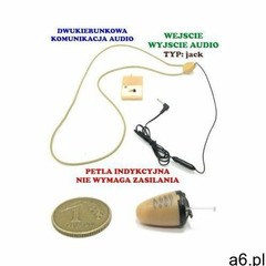Bezprzewodowa Mikro-Słuchawka (zestaw egzaminacyjny) + Pętla Indukcyjna Pod Tel. GSM (jack 3,5mm - ogłoszenia A6.pl