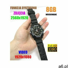 Szpiegowski sportowy zegarek full hd na rękę (8gb) nagrywający obraz/dźwięk + dyktafon + 4 d - ogłoszenia A6.pl