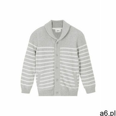 Bonprix Sweter bawełniany w prążek jeżynowy - ogłoszenia A6.pl