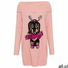 Sweter w warkocze, z ozdobnym guzikiem, długi rękaw bonprix biel wełny, w 6 rozmiarach - ogłoszenia A6.pl