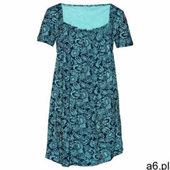 Tunika shirtowa, krótki rękaw bonprix morsko-ciemnoniebieski paisley - ogłoszenia A6.pl