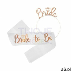 Zestaw panna młoda bride to be różowe złoto 2el, Twojestroje.pl - ogłoszenia A6.pl