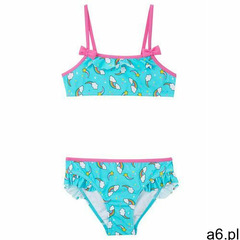 Bikini dziewczęce (2 części) morski z nadrukiem marki Bonprix - ogłoszenia A6.pl