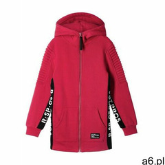 Bluza chłopięca rozpinana z nadrukiem i nadrukiem bonprix ciemnoczerwony - ogłoszenia A6.pl