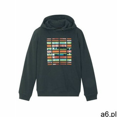 Bluza dziewczęca z kapturem, bawełna organiczna czarny marki Bonprix - ogłoszenia A6.pl