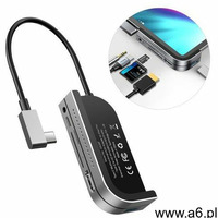 Baseus adapter hub przejściówka z usb typ c na usb 3.0 / 4k hdmi / czytnik kart tf, sd / usb typ c p - ogłoszenia A6.pl
