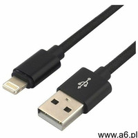 Kabel przewód pleciony USB - Apple Lightning everActive CBB-1.2IB 1.2m z obsługą szybkiego ładowania - ogłoszenia A6.pl
