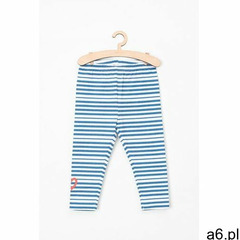 Legginsy niemowlęce niebieskie w paski 6M3816, kolor niebieski - ogłoszenia A6.pl