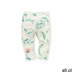 Pinokio Legginsy dziewczęce ecru w kwiaty 6m38b5 - ogłoszenia A6.pl