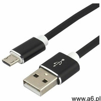 Kabel przewód silikonowy USB - micro USB everActive CBS-1MW 1m z obsługą szybkiego ładowania do 2.4A - ogłoszenia A6.pl