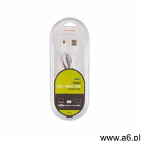 Kabel ARKAS USB - Micro USB 2 m (MBFL-20 White) - ogłoszenia A6.pl