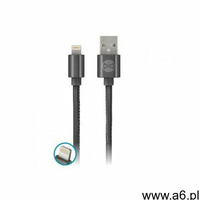 Telforceone Kabel forever usb do iphone 8-pin skóra czarny - ogłoszenia A6.pl