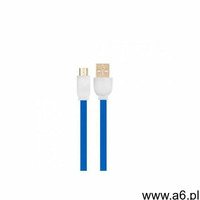 Kabel ARKAS USB - Micro USB 1 m (MBFL-10 Blue) - ogłoszenia A6.pl