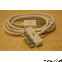 kabel USB iPhone 3/4 biały (gustaf), C401 - ogłoszenia A6.pl