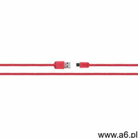 cotton cable lightning-usb a (czerwony) marki Xqisit - ogłoszenia A6.pl