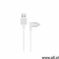 Moshi 90-degree Aluminum Connector - Kabel USB z Lightning MFi (biały) - Biały (4712052319523) - ogłoszenia A6.pl