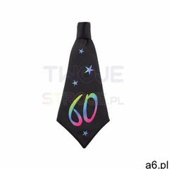 Twojestroje.pl Krawat urodzinowy 60 czarny 42x18cm (5902973128734) - ogłoszenia A6.pl