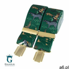Zielone szelki do spodni polowanie br-025 marki David aster - made in england - ogłoszenia A6.pl