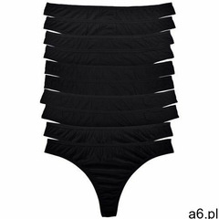 Stringi (10 par) bonprix czarny, bawełna - ogłoszenia A6.pl