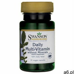 Multi witamina multiwitamina bez minerałów 30 kapsułek Daily Multi Vitamin SWANSON (5902729730495) - ogłoszenia A6.pl