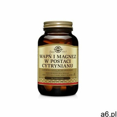 Wapń 600mg i magnez 300mg w postaci cytrynianu 50 tabletek Solgar - ogłoszenia A6.pl
