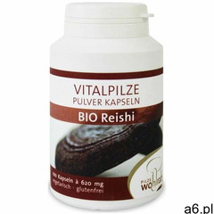Kapsułki Grzyby reishi (Lakownica lśniąca) BIO 100 kapsułek - Pilze Wohlrab - ogłoszenia A6.pl