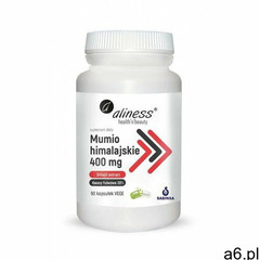 Kapsułki Mumio himalaskie Shilajit extrakt Kwasy fulwowe 20 % 400 mg 100 kapsułek Aliness - ogłoszenia A6.pl