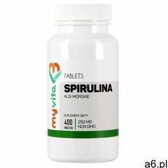 Spirulina tabletki 400 tabletek 250mg MyVita (5903111710194) - ogłoszenia A6.pl