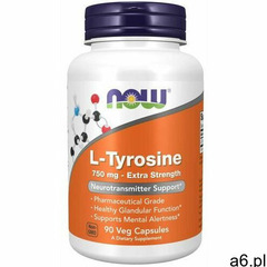 l-tyrozyna 750 mg ekstra siła 90 kaps marki Now foods - ogłoszenia A6.pl