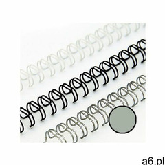 Grzbiety drutowe 14.3 mm, oprawa do 115 kartek, srebrne - ogłoszenia A6.pl