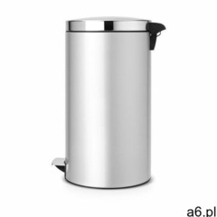 Brabantia - kosz pedałowy silent - wiaderko plastikowe - 45l - metaliczny szary (8710755428401) - ogłoszenia A6.pl