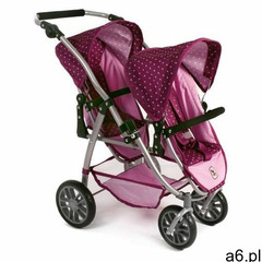 Bayer chic vario pro twin two dla lalek, różowy/fioletowy (4004181689296) - ogłoszenia A6.pl