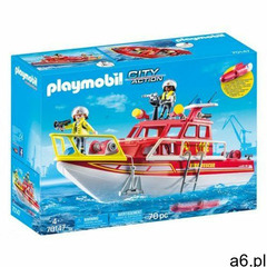 city action: łódź ratownicza straży pożarnej (70147). wiek: 4+ marki Playmobil - ogłoszenia A6.pl