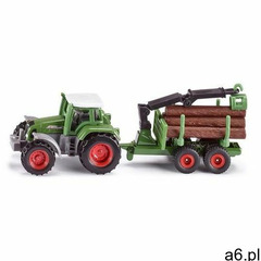 Traktor z przyczepą do bali drzewa marki Siku - ogłoszenia A6.pl