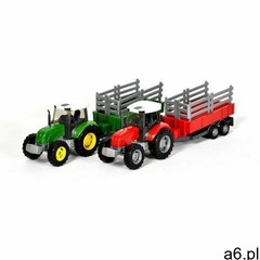 Teama traktor + naczepa 1:31 ver.1 zielony, 001-10762ZIELONY - ogłoszenia A6.pl