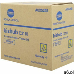 oryginalny toner a0x5255, yellow, 5000s, tnp-51y, konica minolta bizhub c3110 marki Konica minolta - ogłoszenia A6.pl