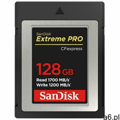 KARTA SANDISK EXTREME PRO CFexpress 128GB (1700/1200 MB/s), SDCFE-128G-GN4NN - ogłoszenia A6.pl