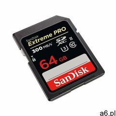 Sandisk Extreme pro sdxc 64gb - 300mb/s uhs-ii - ogłoszenia A6.pl