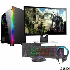 ZESTAW DO GIER CORE i5 8gb GTX 1050Ti SSD480 W10 24'' FURY - ogłoszenia A6.pl