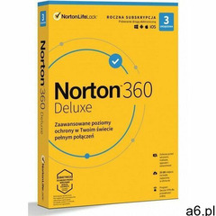 Oprogramowanie NORTON 360 DELUXE PL 1 użytkownik, 3 urządzenia, 1 rok - ogłoszenia A6.pl