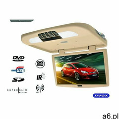 Nvox rf1890d beige monitor podwieszany podsufitowy lcd 18" cali hd dvd usb sd ir fm - ogłoszenia A6.pl