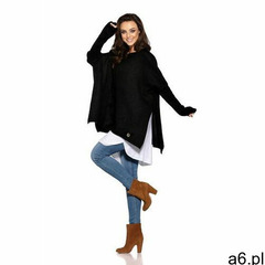 1 sweter ponczo ls240 czarny promo marki Lemoniade - ogłoszenia A6.pl