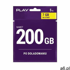 Internet na kartę 5pln starter marki Play - ogłoszenia A6.pl