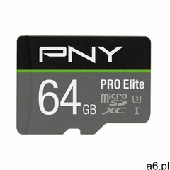 Karta pamięci PNY microSDXC PRO Elite 64GB, P-SDU64GV31100PRO-GE - ogłoszenia A6.pl