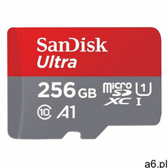 KARTA SANDISK ULTRA ANDROID microSDXC 256 GB 120MB/s A1 Cl.10 UHS-I + ADAPTER - ogłoszenia A6.pl